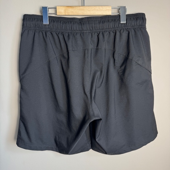 Reebok Men's Lightweight Running Gym‎ Shorts Black Large Pockets Drawstring - Picture 3 of 12